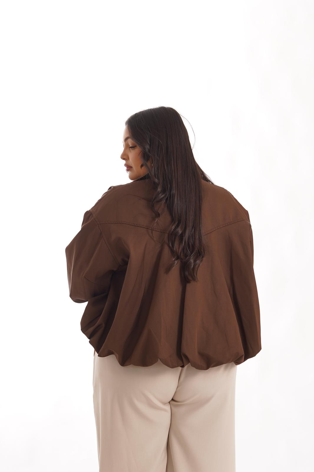 Trench Crop Royal marrone