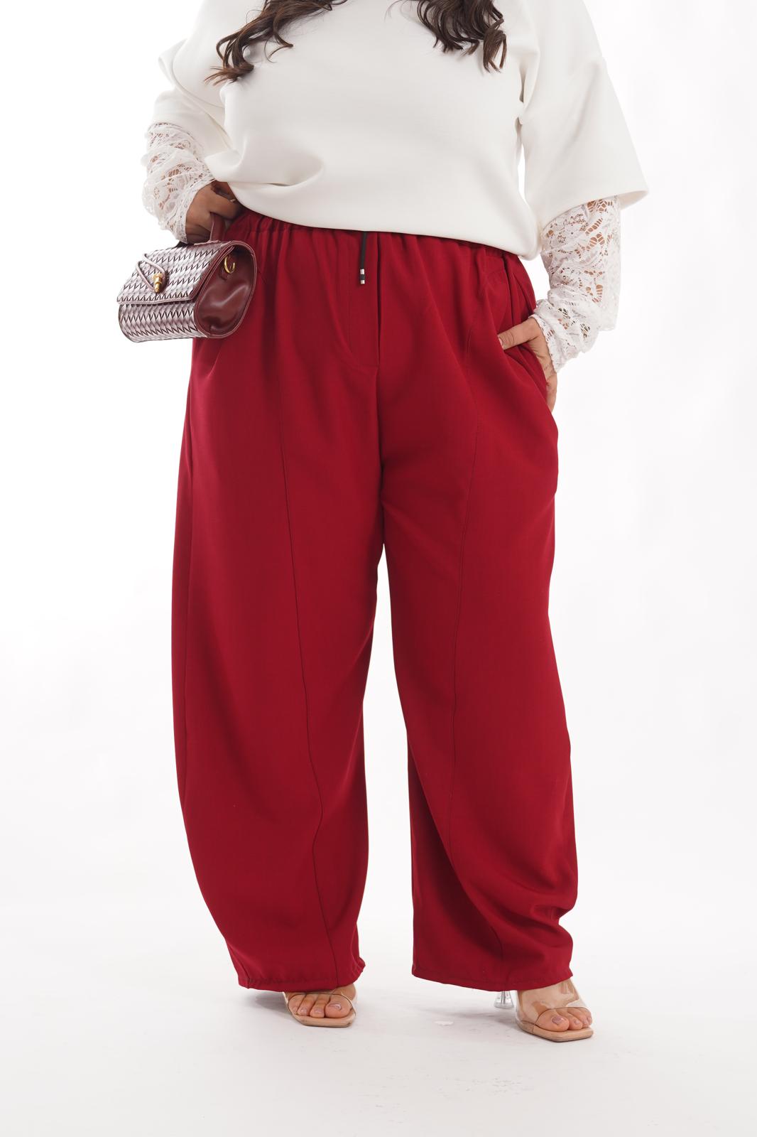 Pantalone Mirela bordeaux