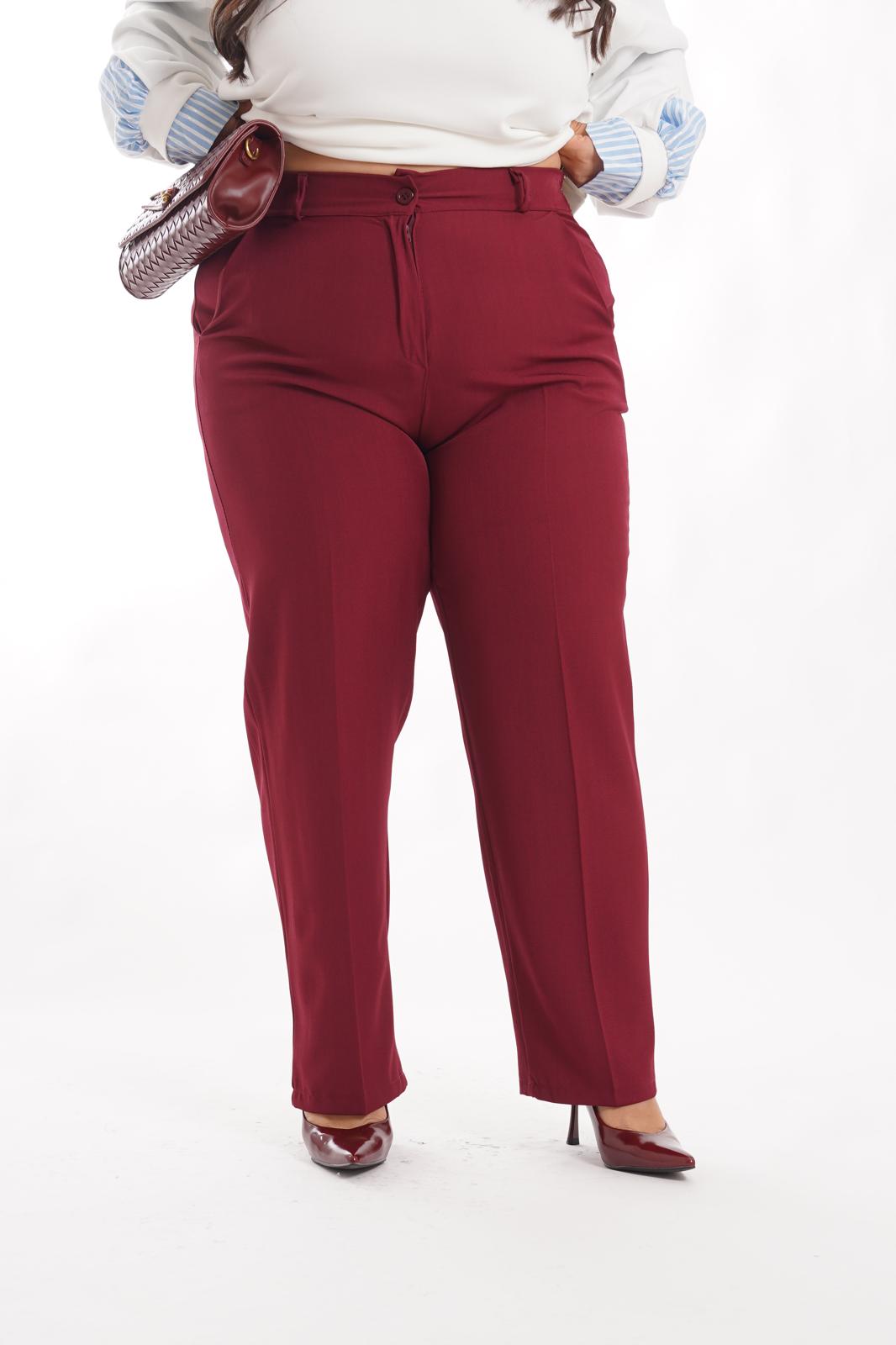 Pantalone Benny bordeaux