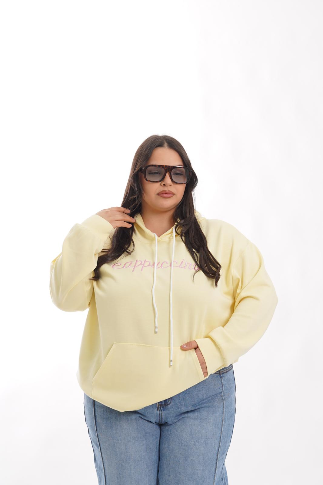 Felpa Cappuccino giallo