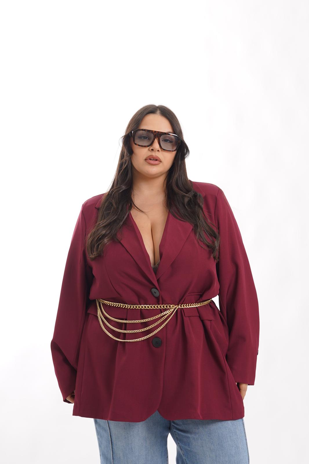 Giacca Pamela bordeaux