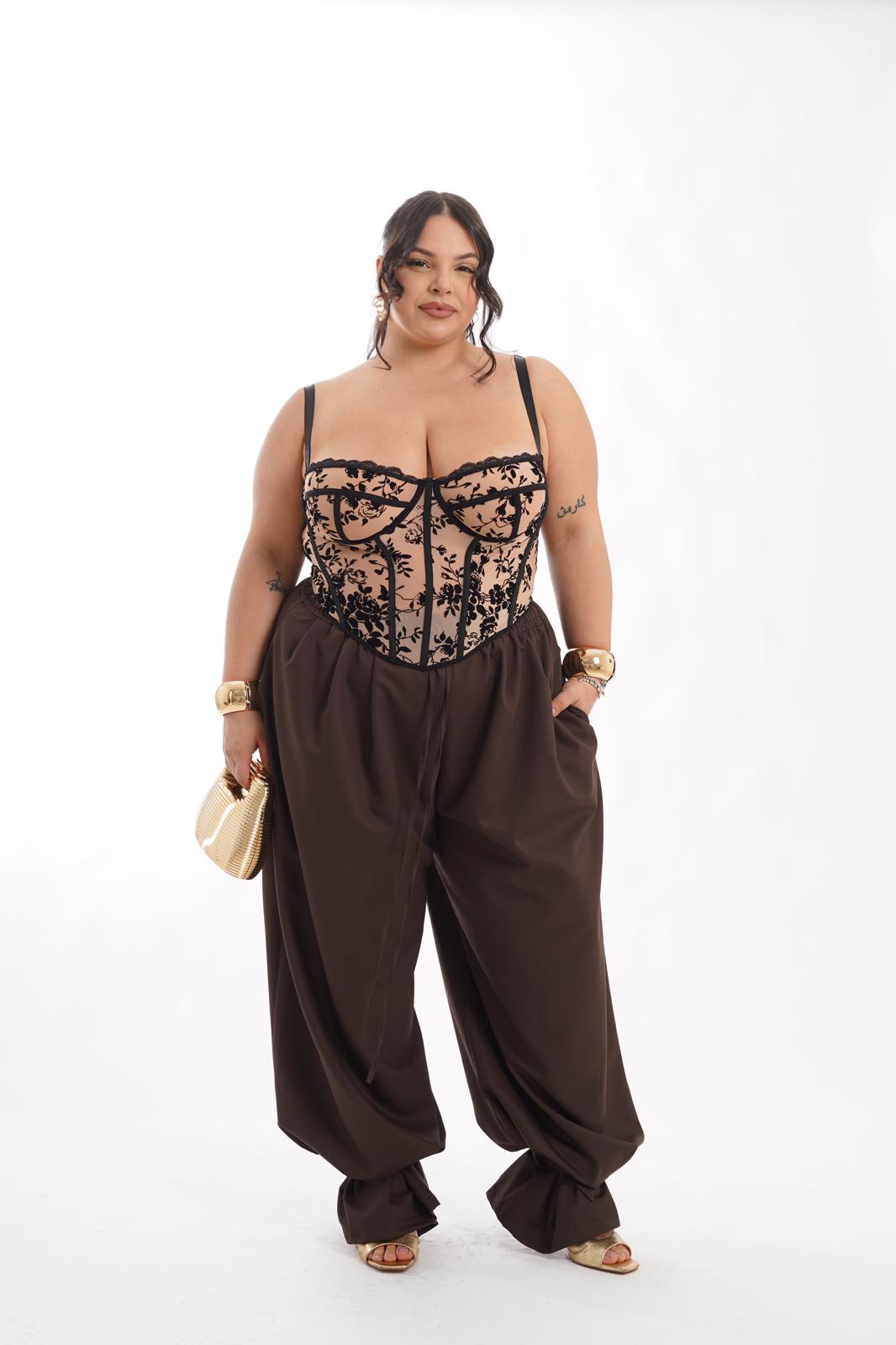 Pantalone Miriana marrone