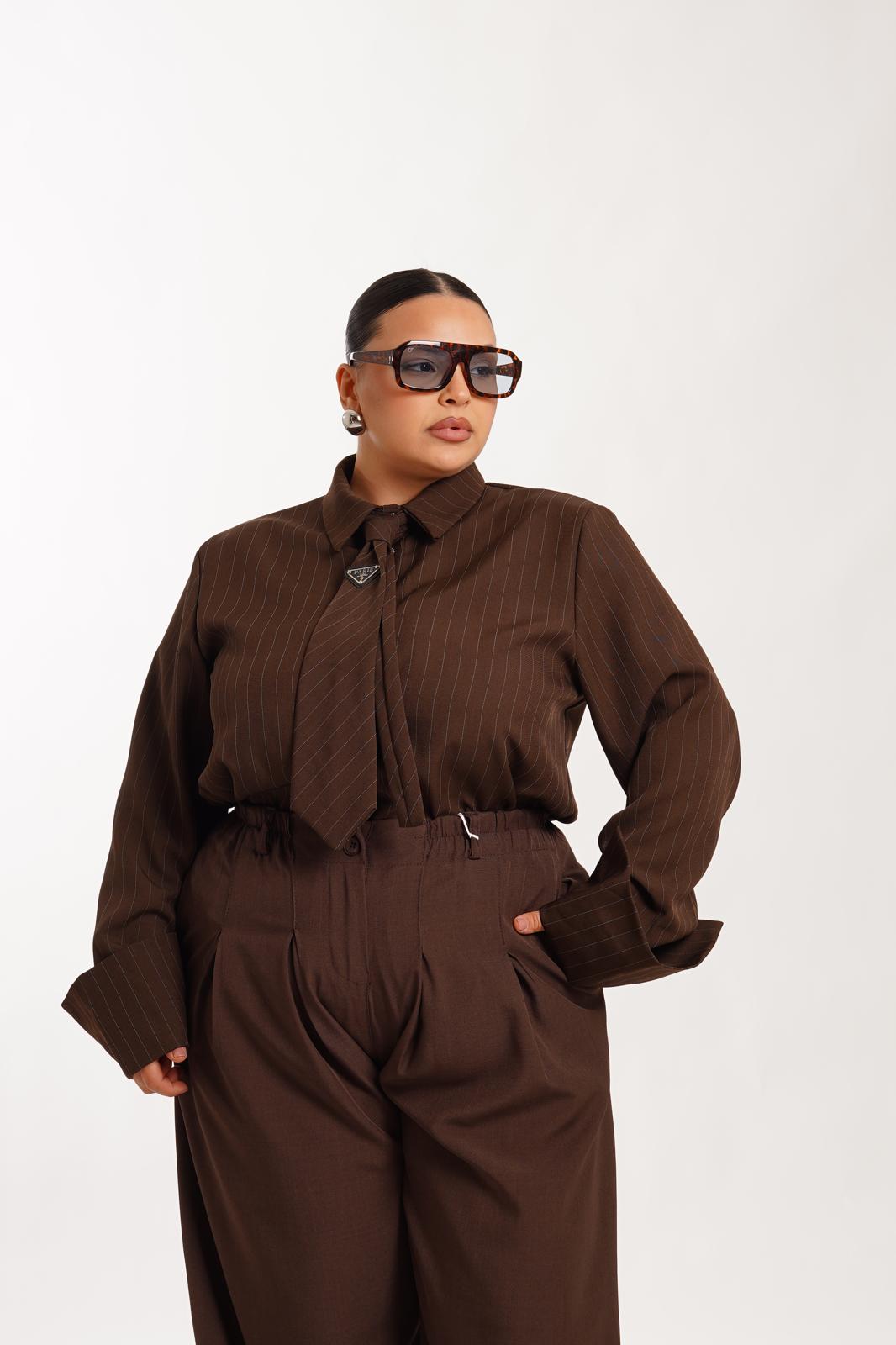 Camicia Prague marrone