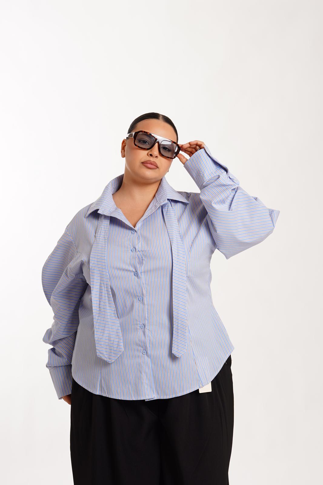 Camicia Tecla celeste