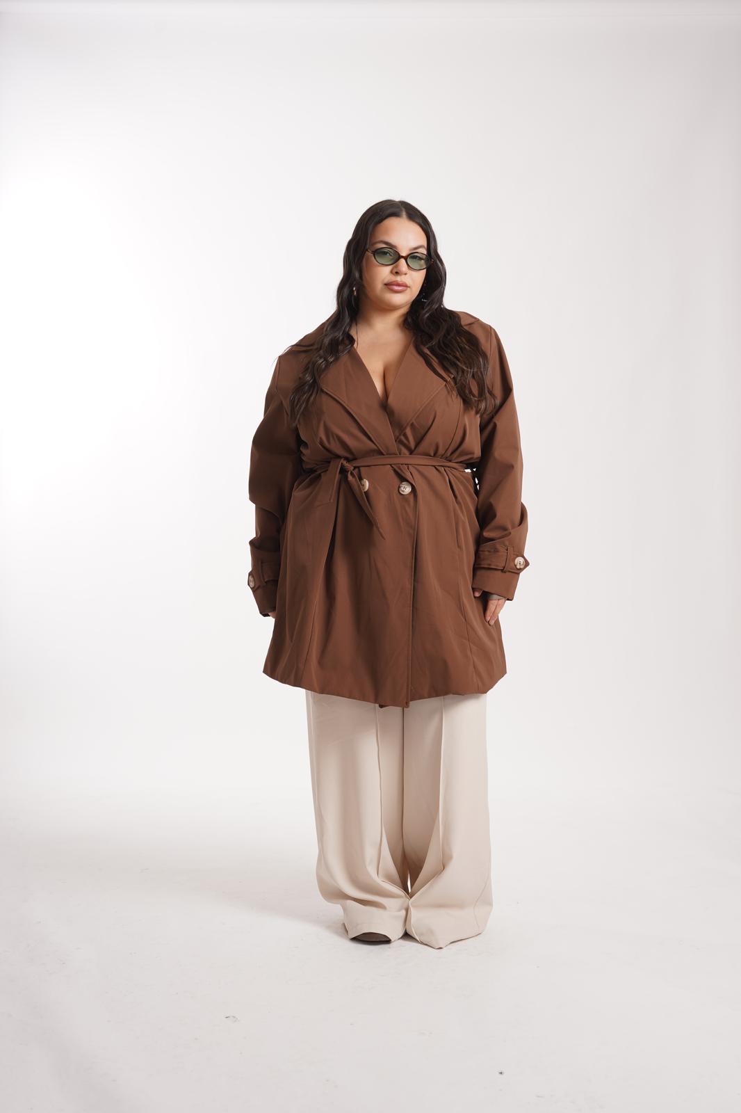 Trench Maddy marrone