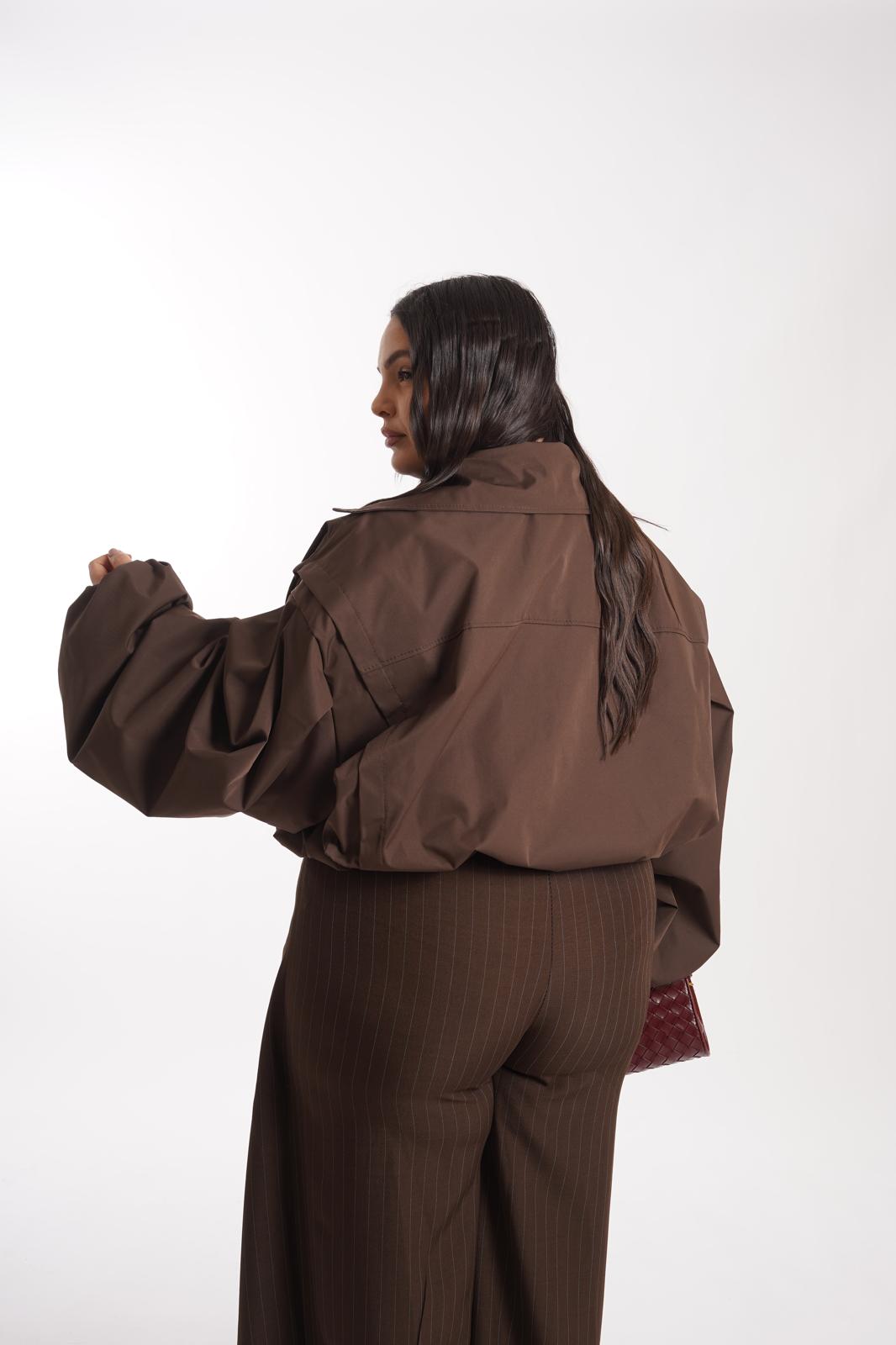 Trench Mavi crop marrone