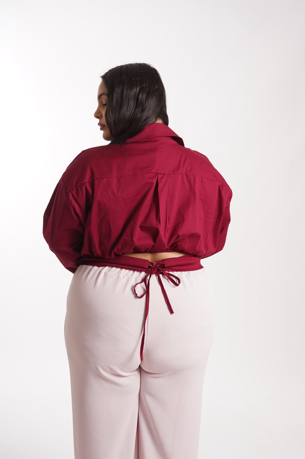 Camicia Amabile 9246 bordeaux