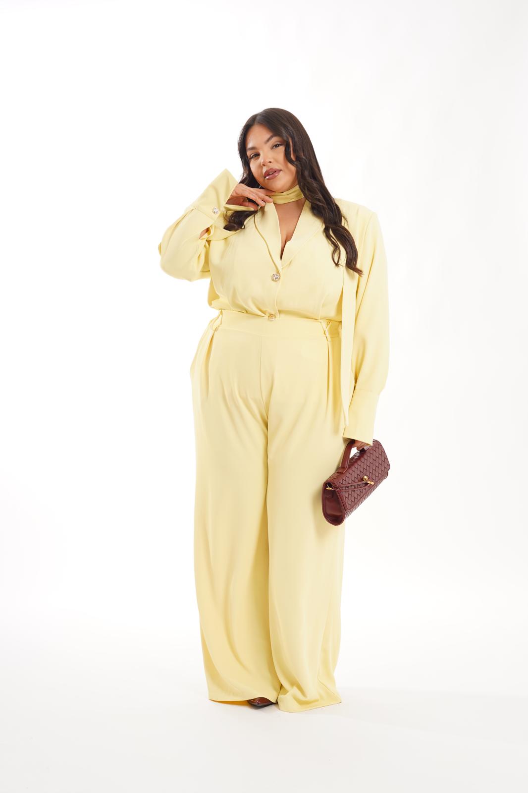 Tailleur Ofelia giallo