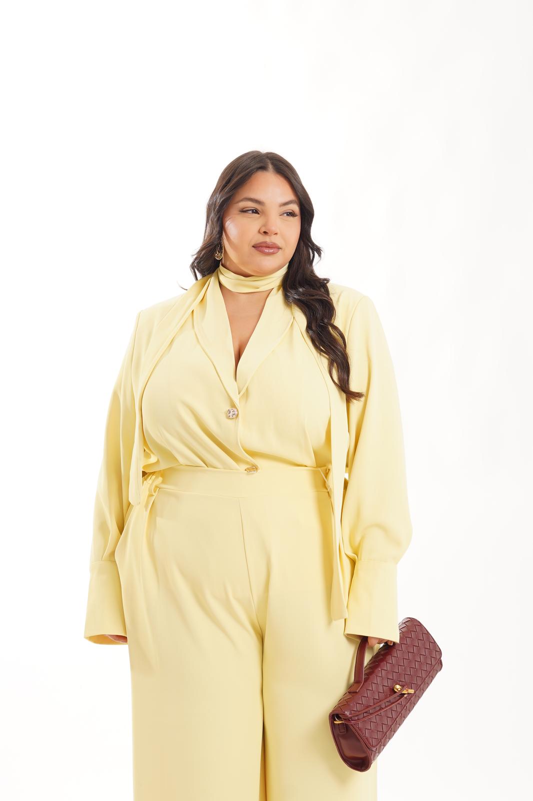 Tailleur Ofelia giallo