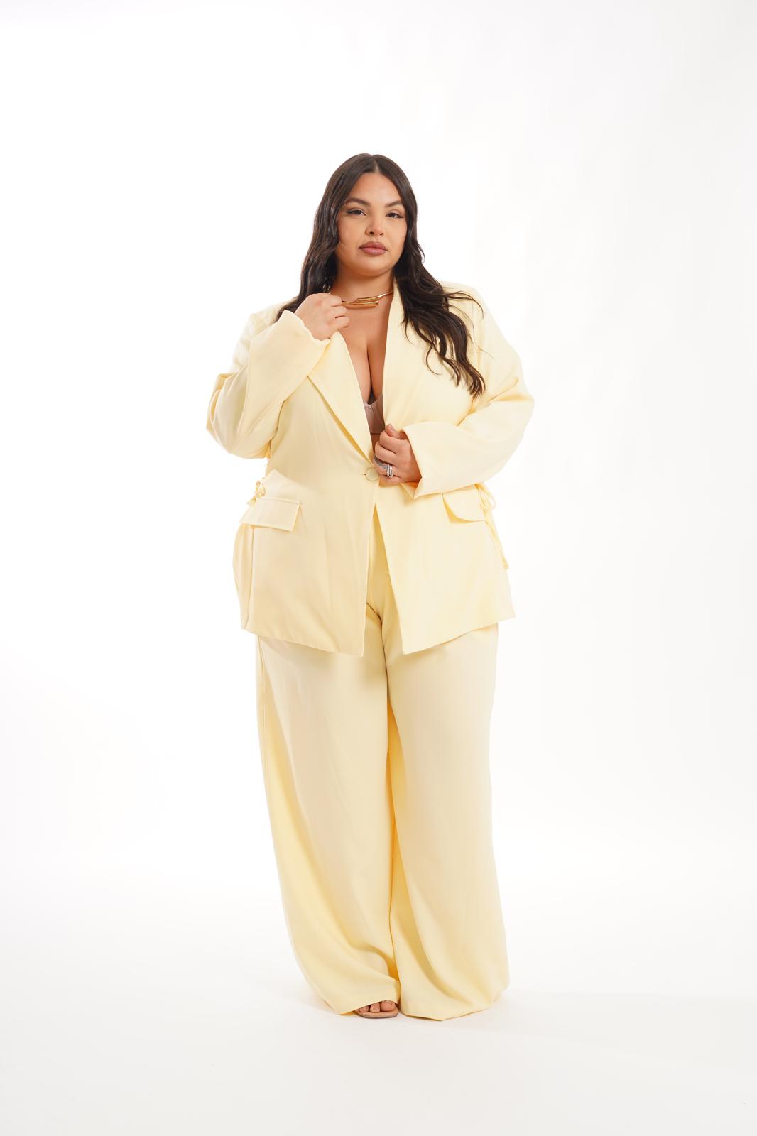 Tailleur Malafemme giallo