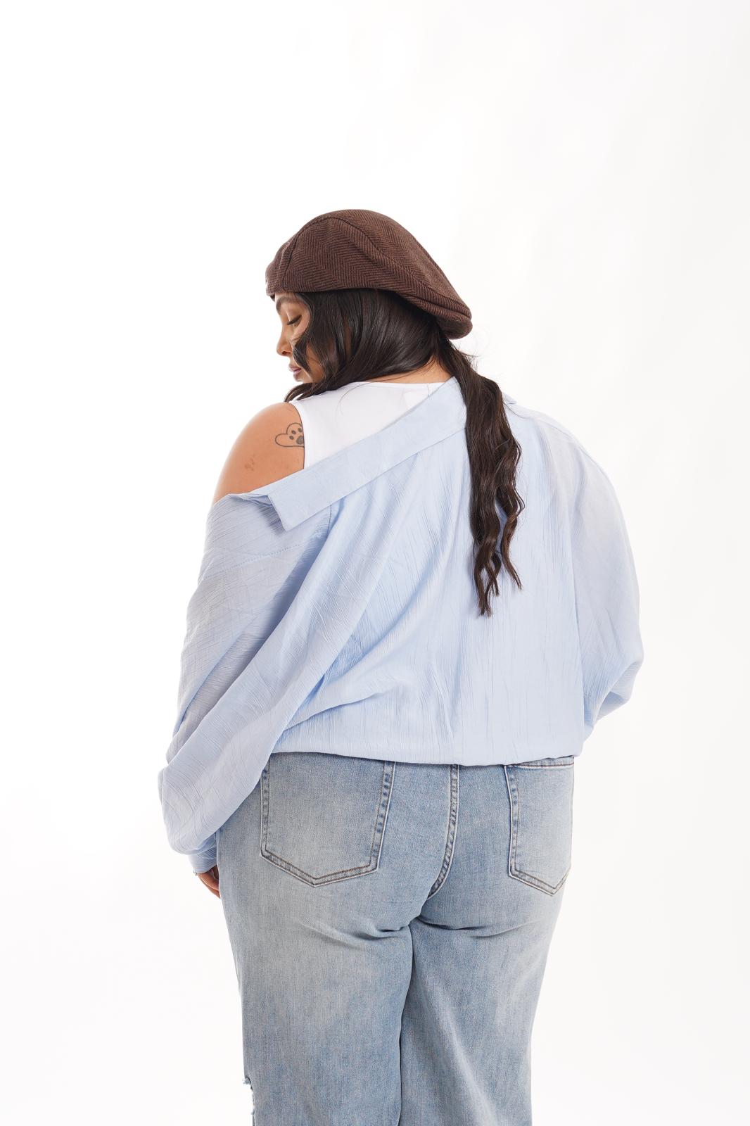 Camicia con canotta polvere