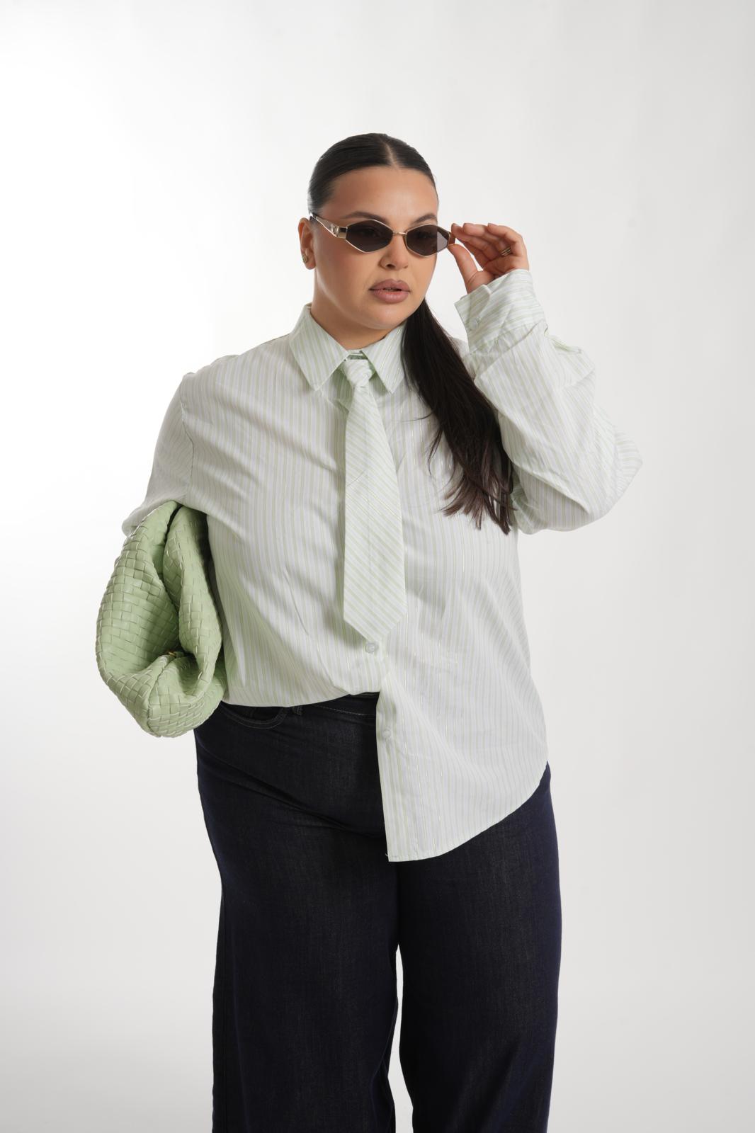 Camicia Office verde