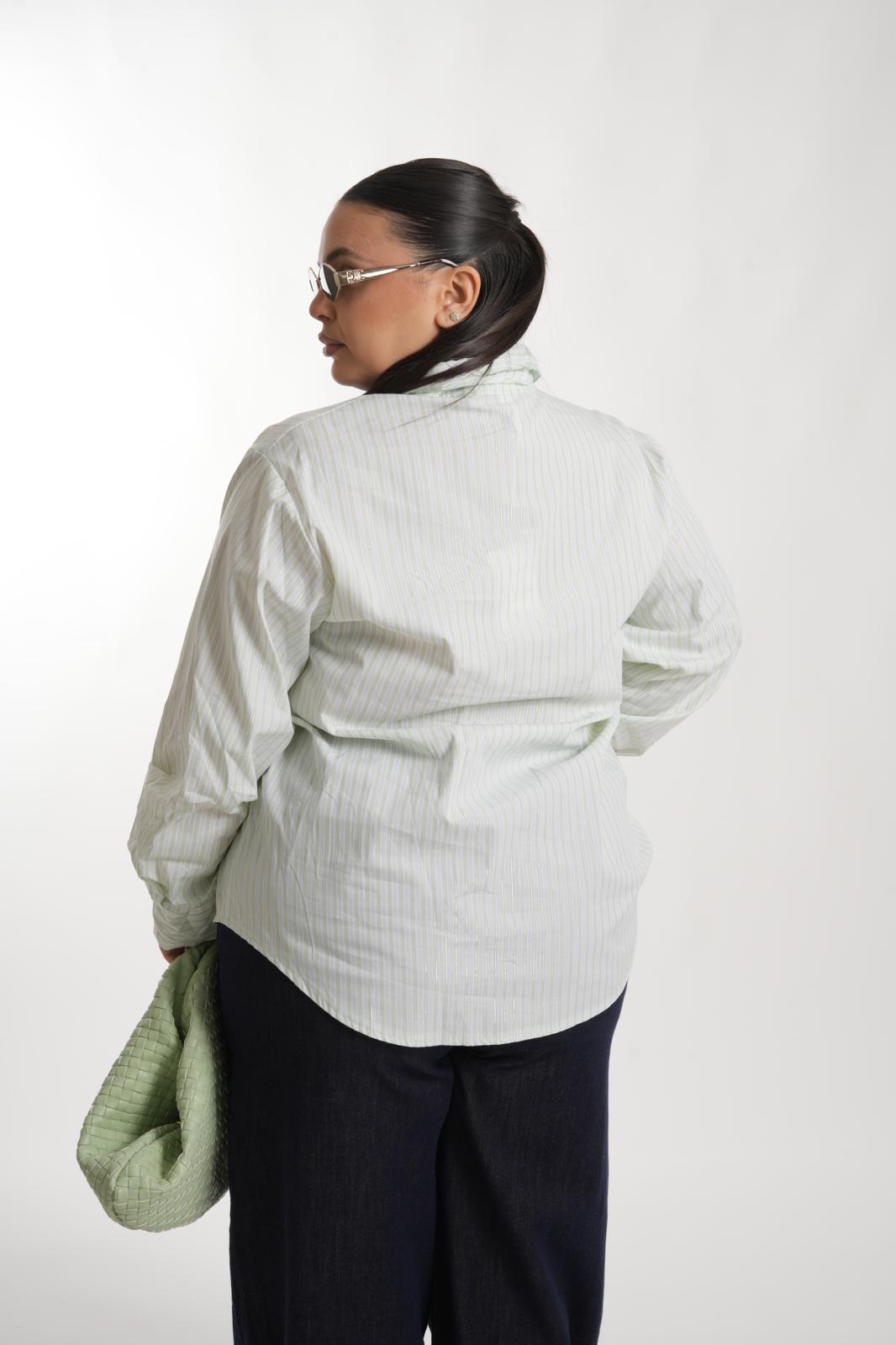 Camicia Office verde