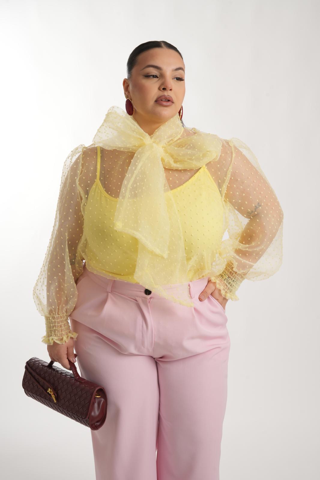 Blusa Rosalia gialla