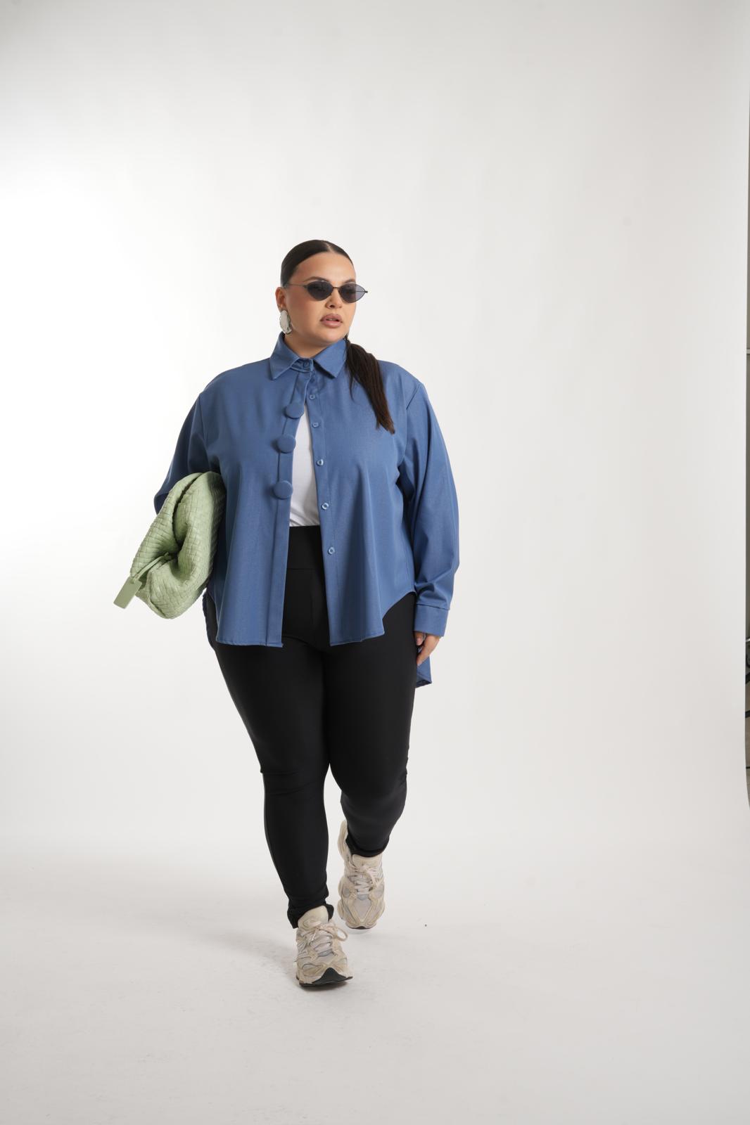 Camicione Mall denim ceruleo