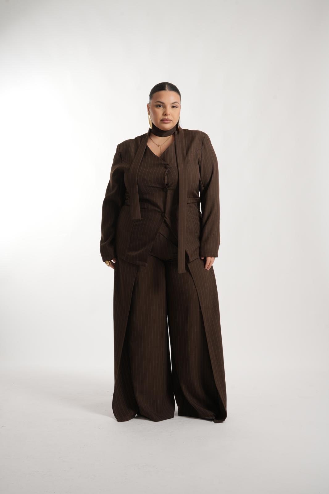 Pantalone Asia marrone