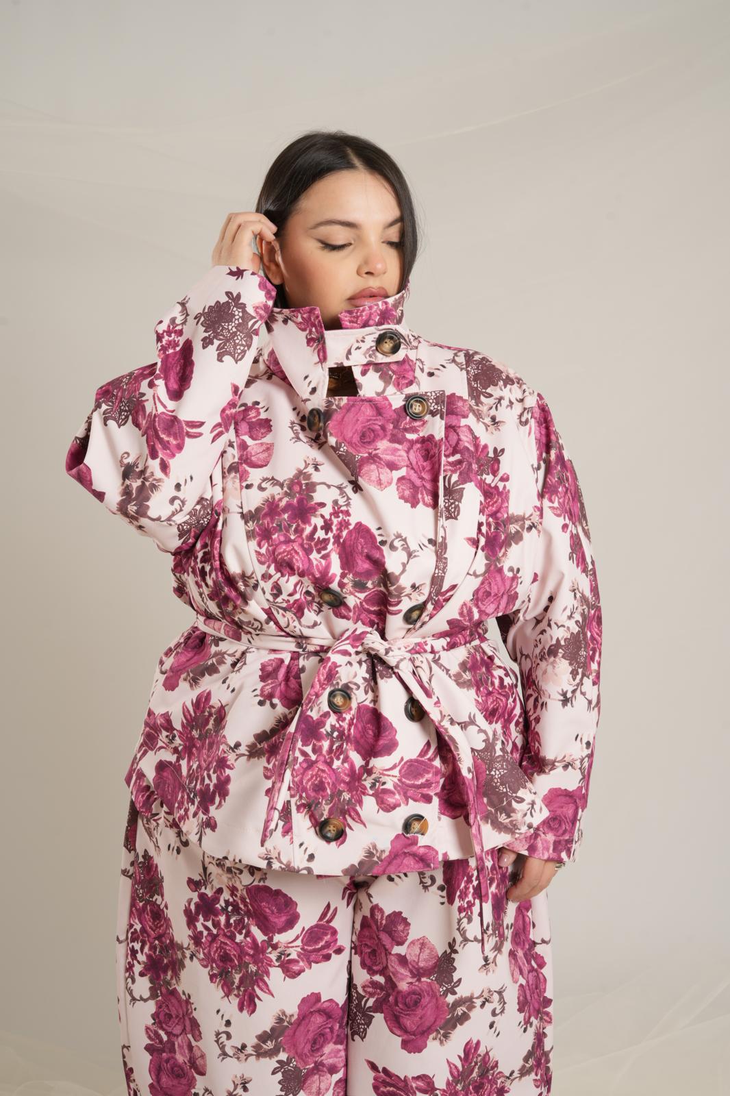 Trench Rose Bordeaux