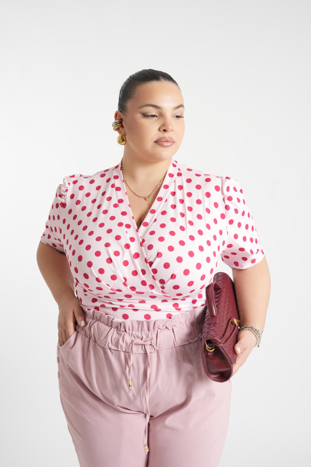 Body Princess A Pois Rosa