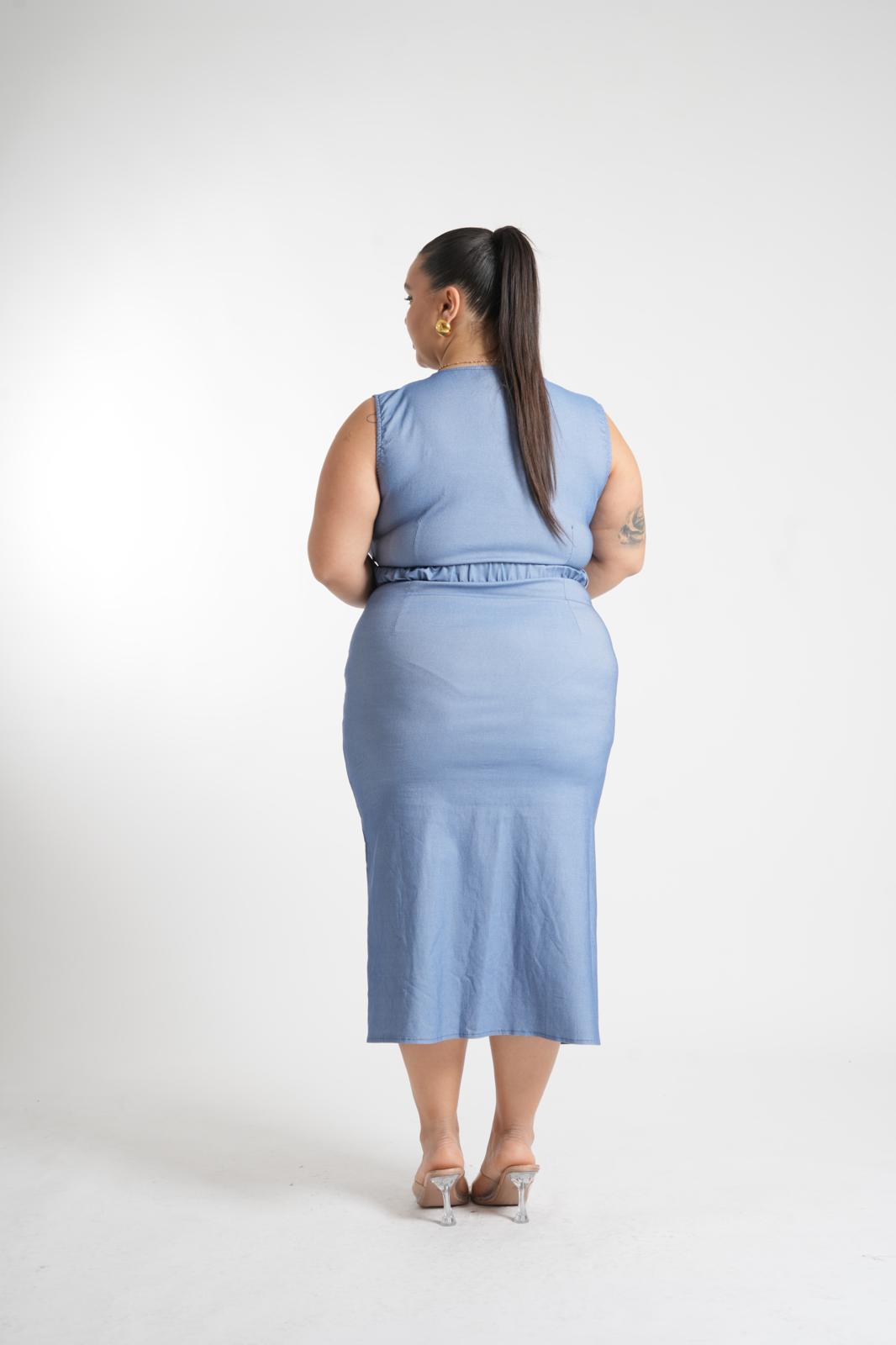 Dress Yvon Drappeggiato Chiaro