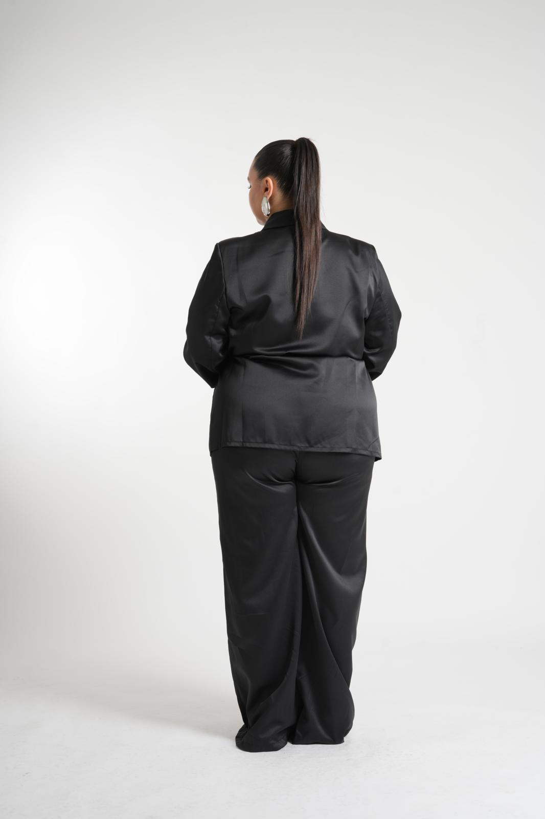 Tailleur Amour In Raso Nero