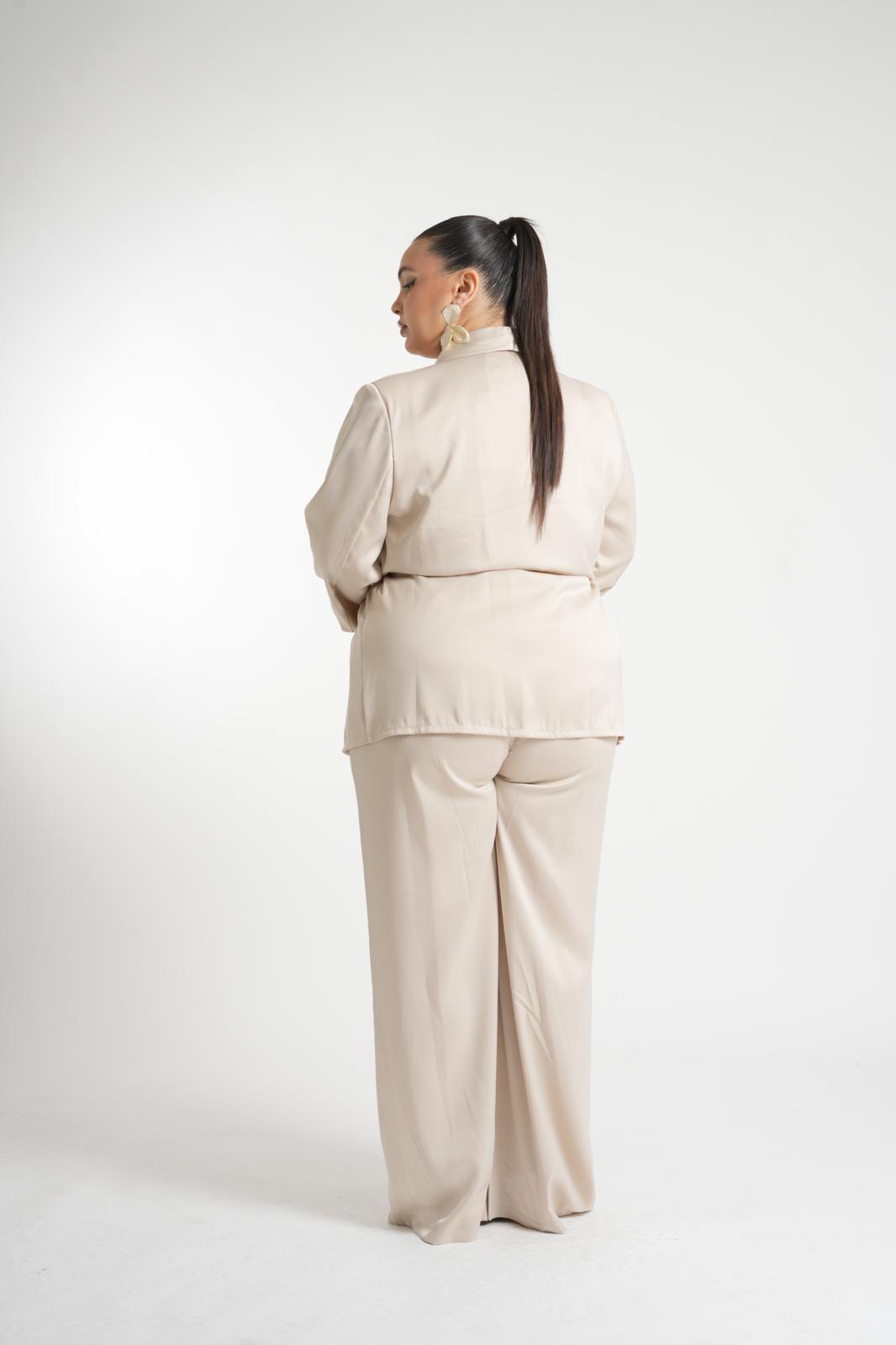 Tailleur Amour In Raso Champagne