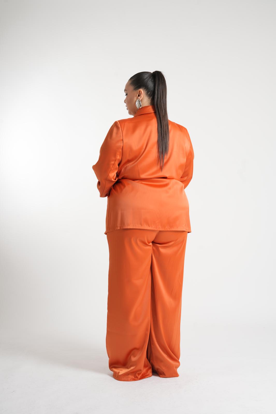 Tailleur Amour In Raso Ruggine