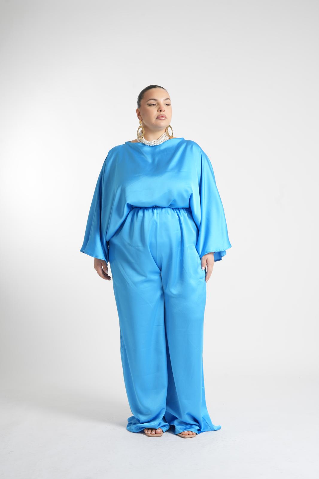 Coordinato In Raso Luana Polvere