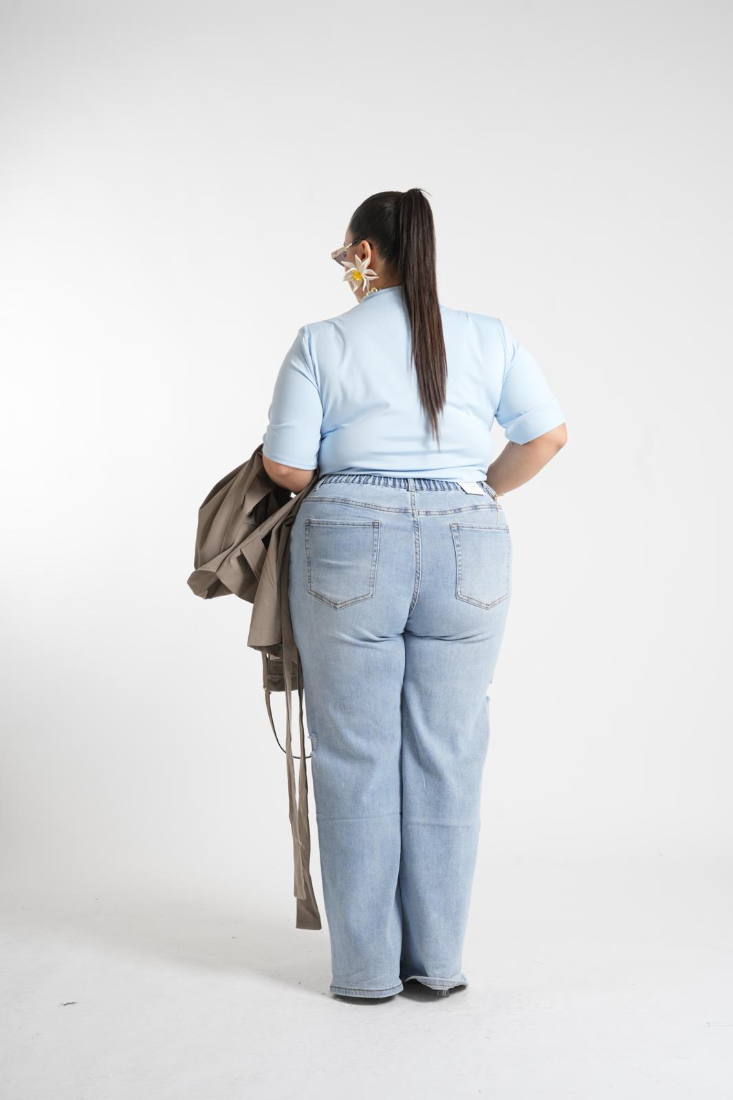 T-shirt Just Azzurro