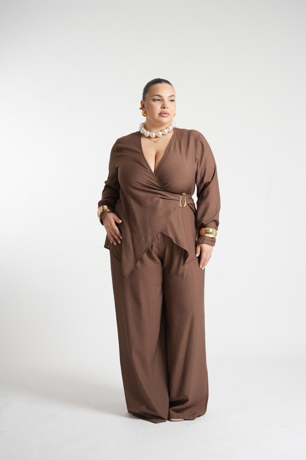 Coordinato Petunia Marrone