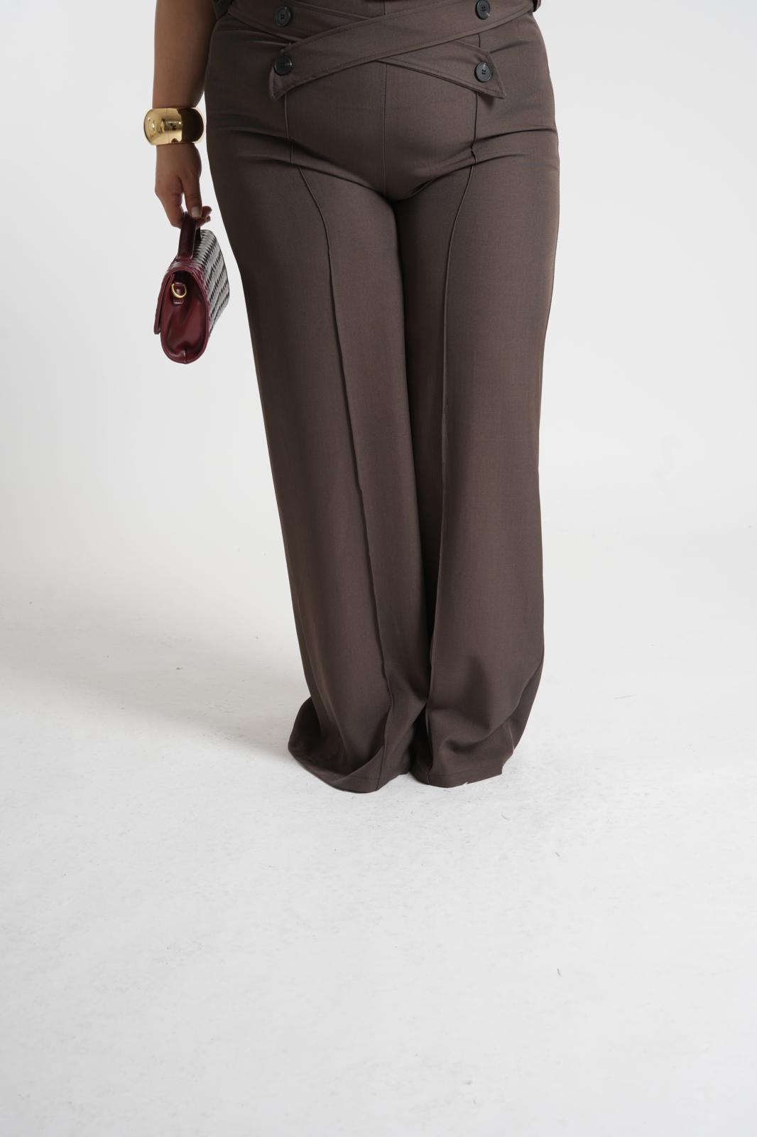 Pantalone Incrocio marrone