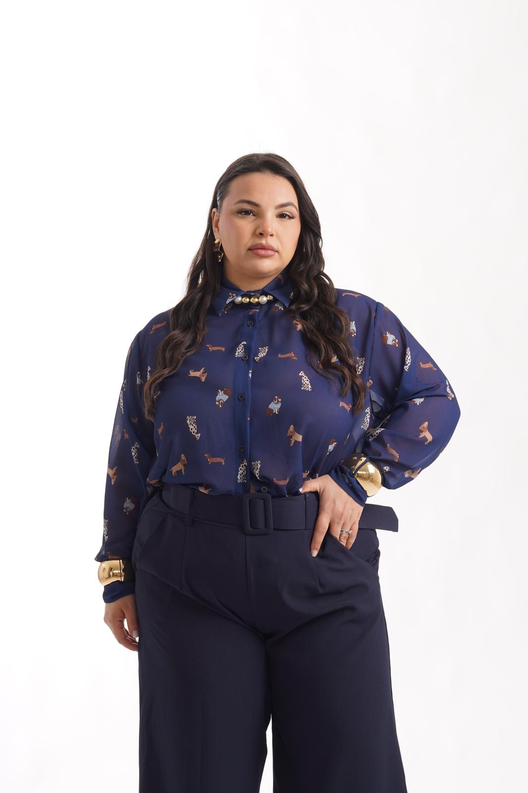 Camicia Bassotto Blu