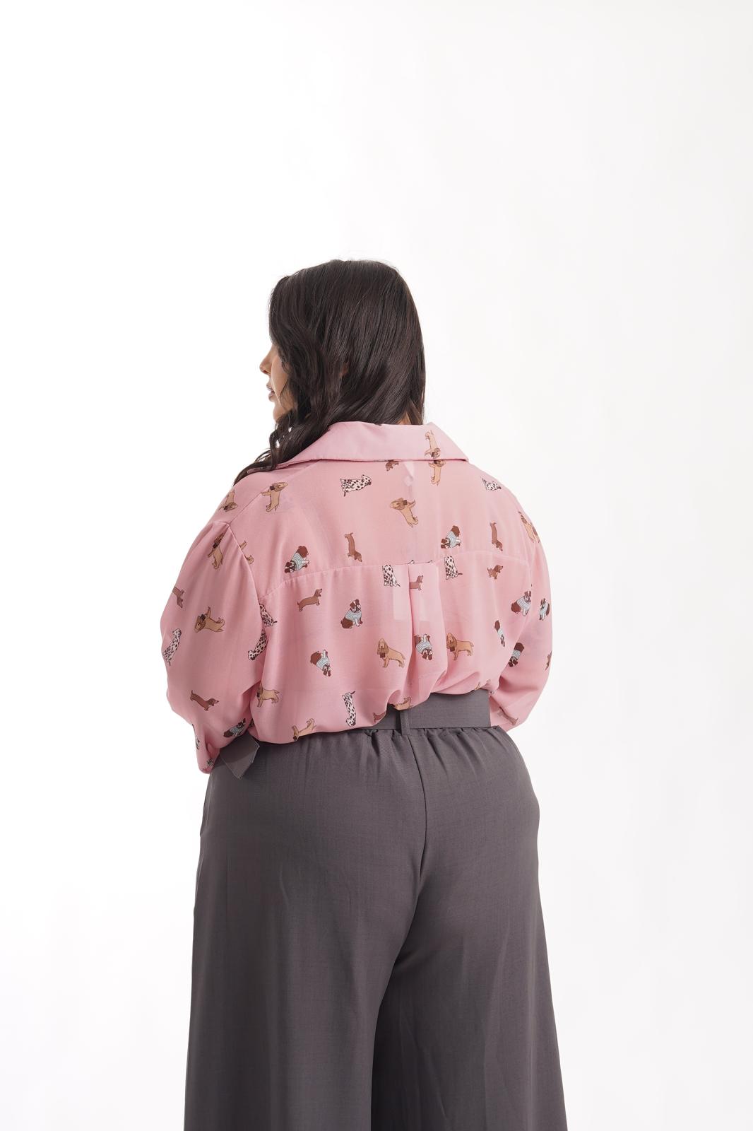 Camicia Bassotto Rosa