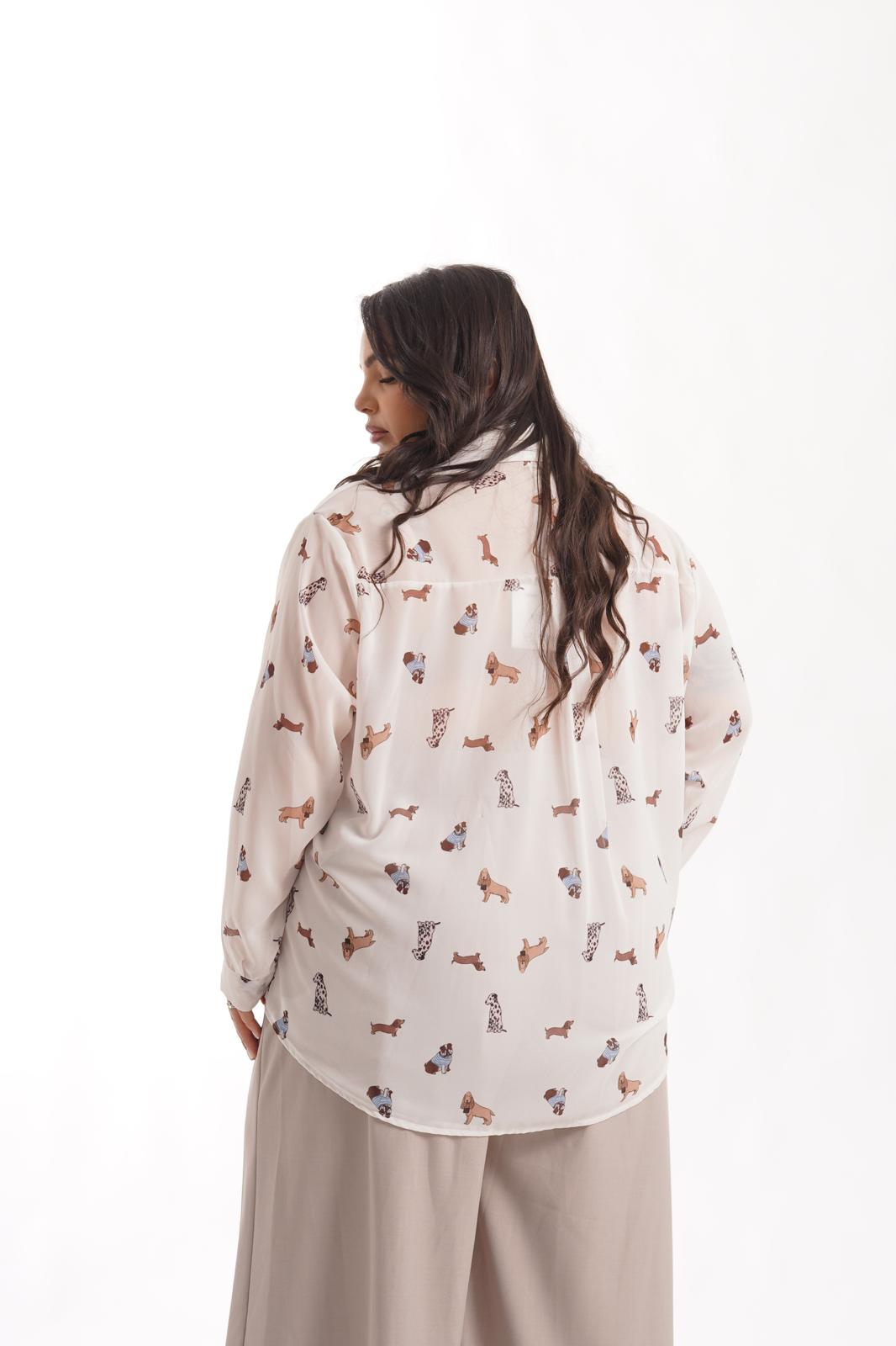 Camicia Bassotto Bianco