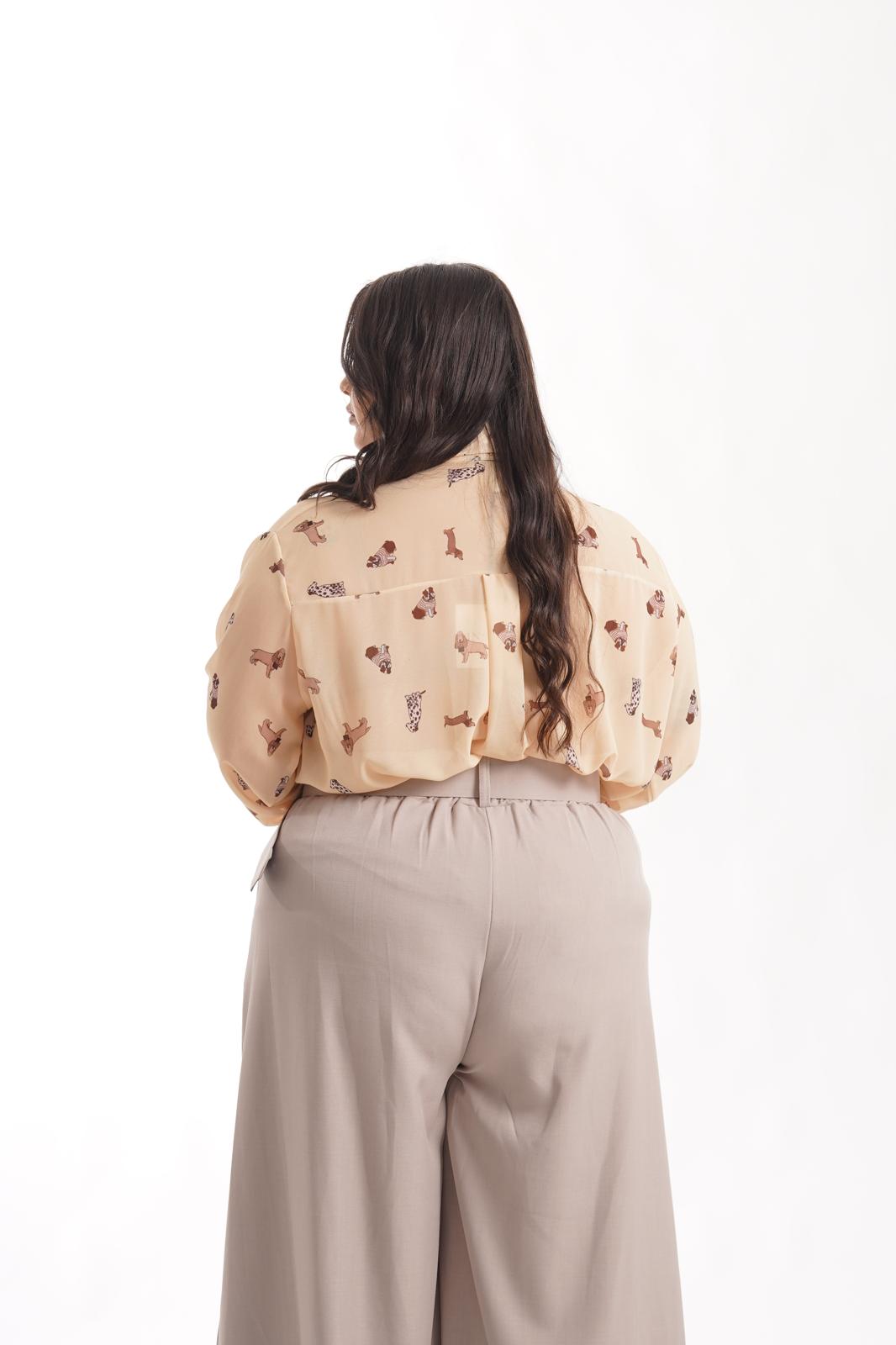 Camicia Bassotto Giallo