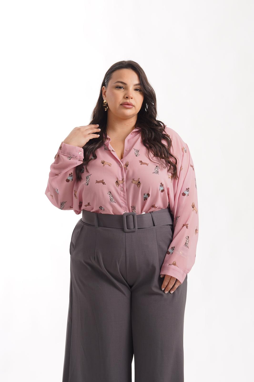 Camicia Bassotto Rosa