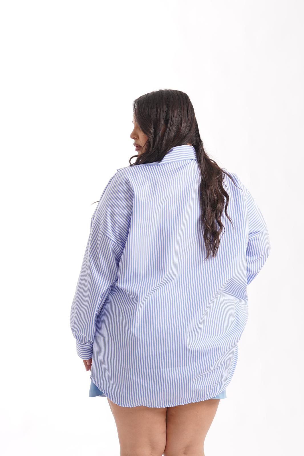 Camicia Flake Azzurra