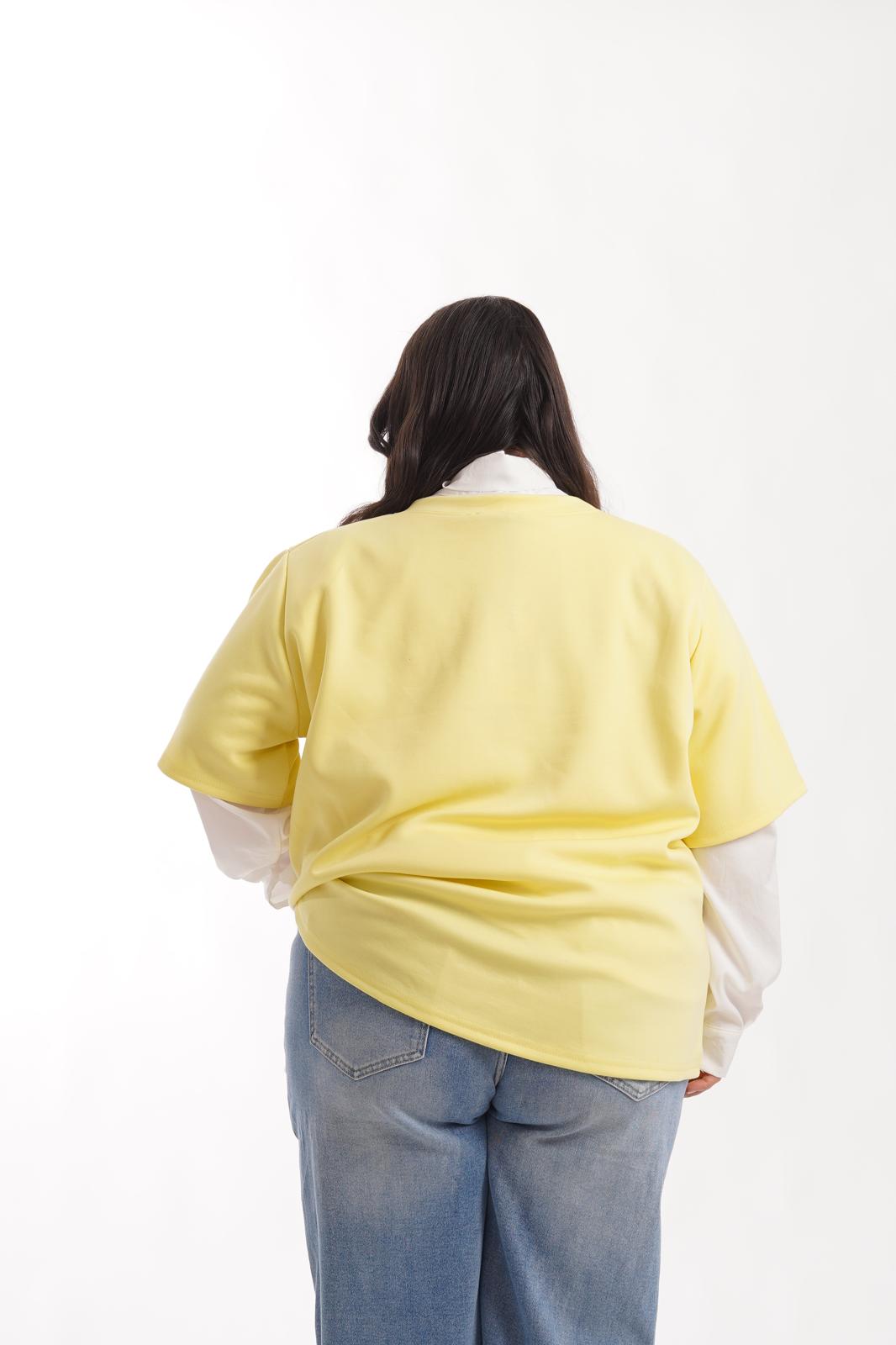 T-Shirt Heart Gialla