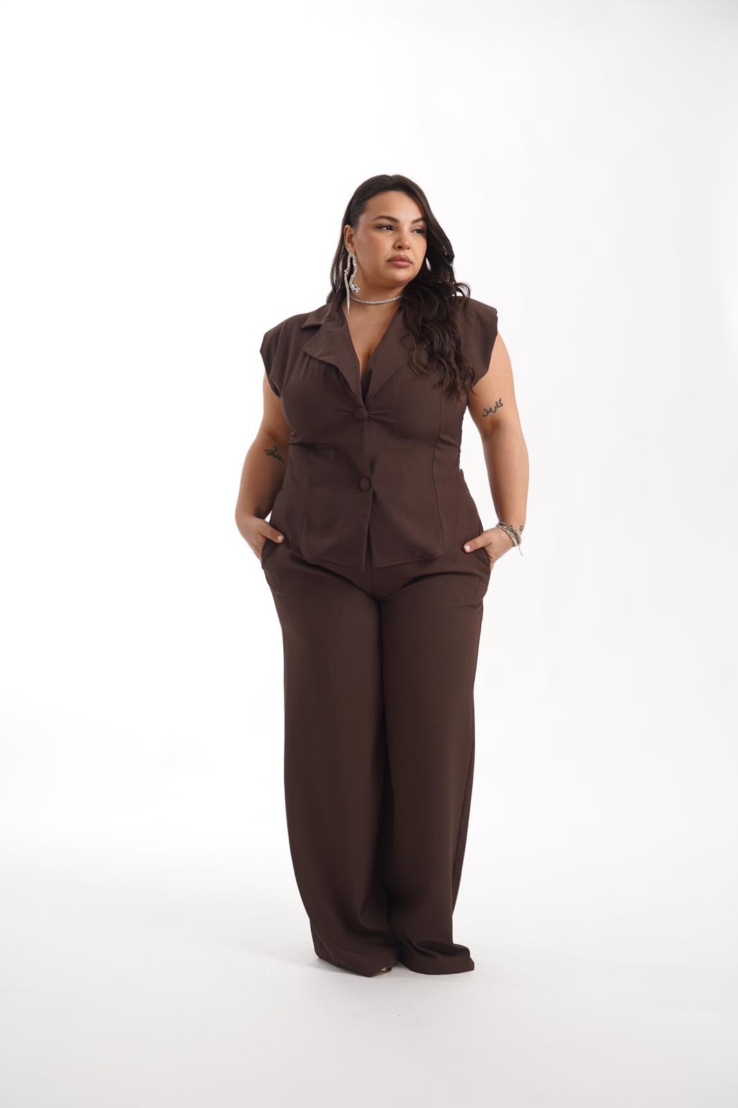 Coordinato Puntacana Marrone