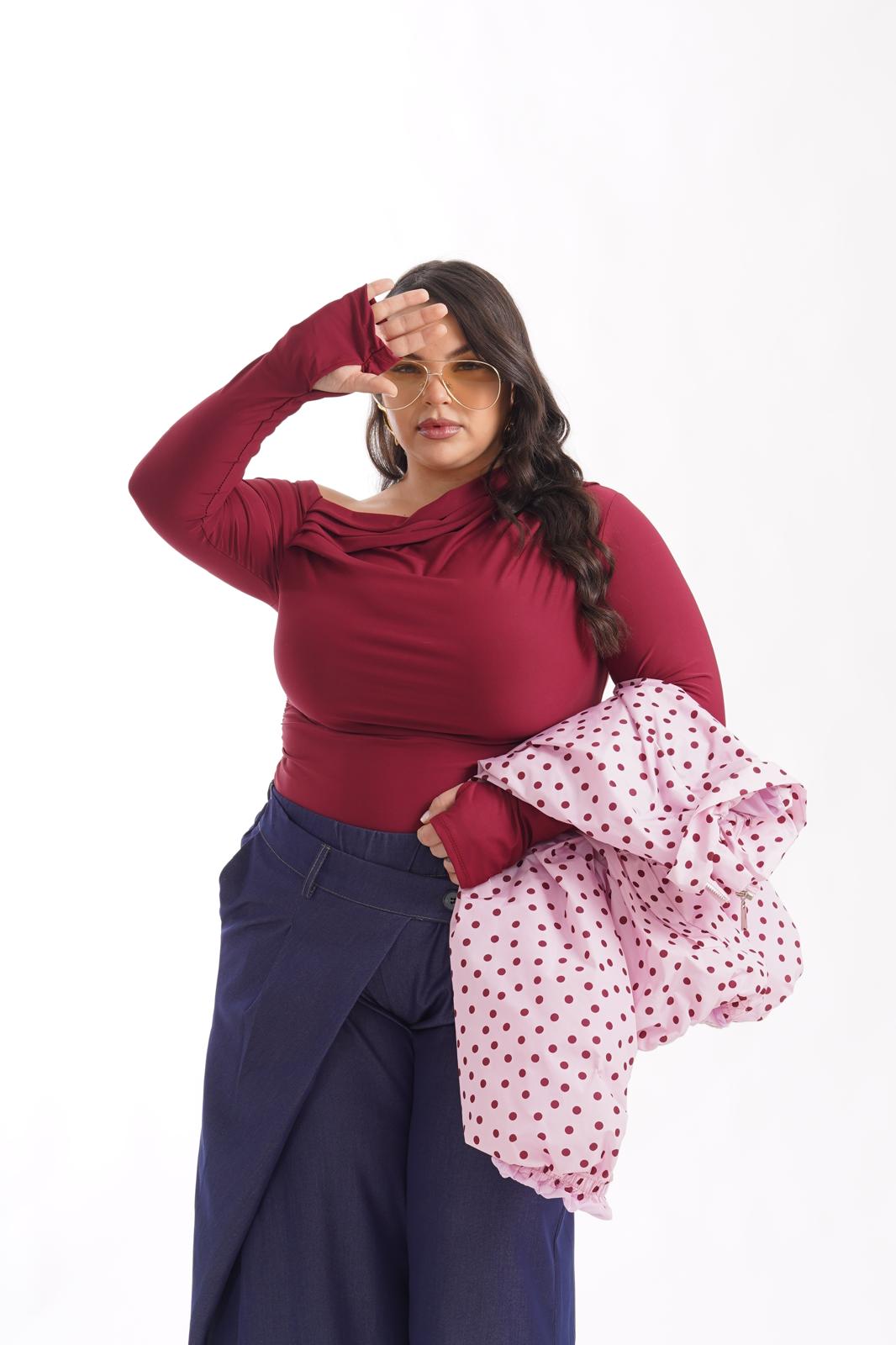 Maglia Skin Bordeaux