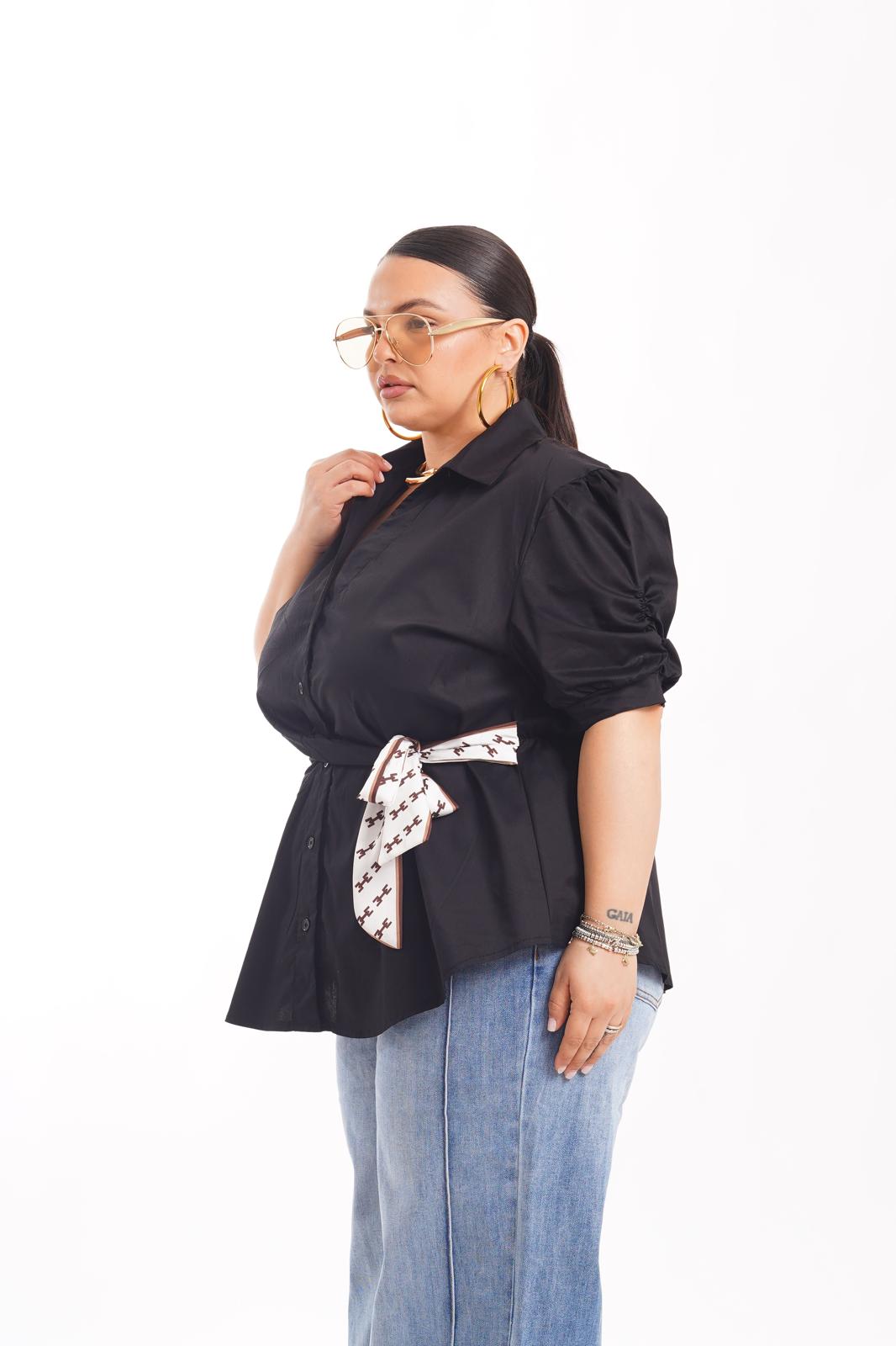 Camicia Bandana Nera