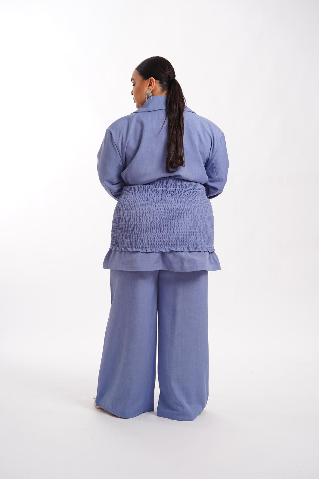 Tailleur Silhouette Azzurro