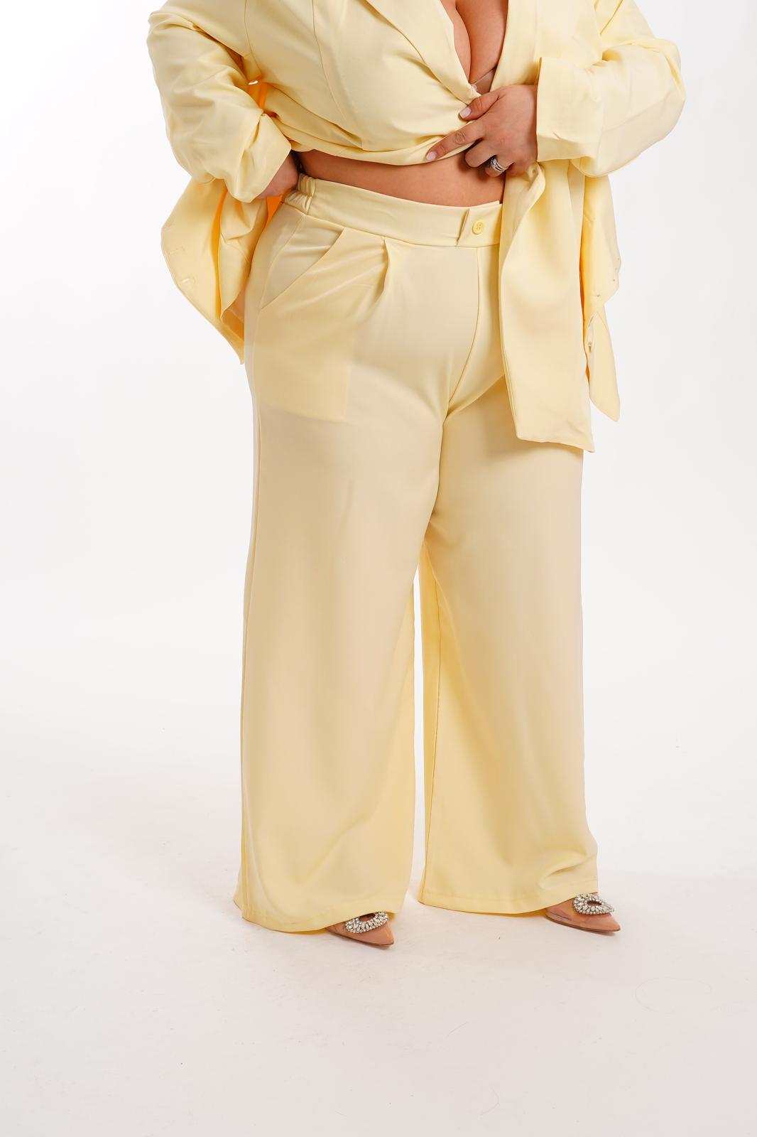 Tailleur Silhouette Giallo
