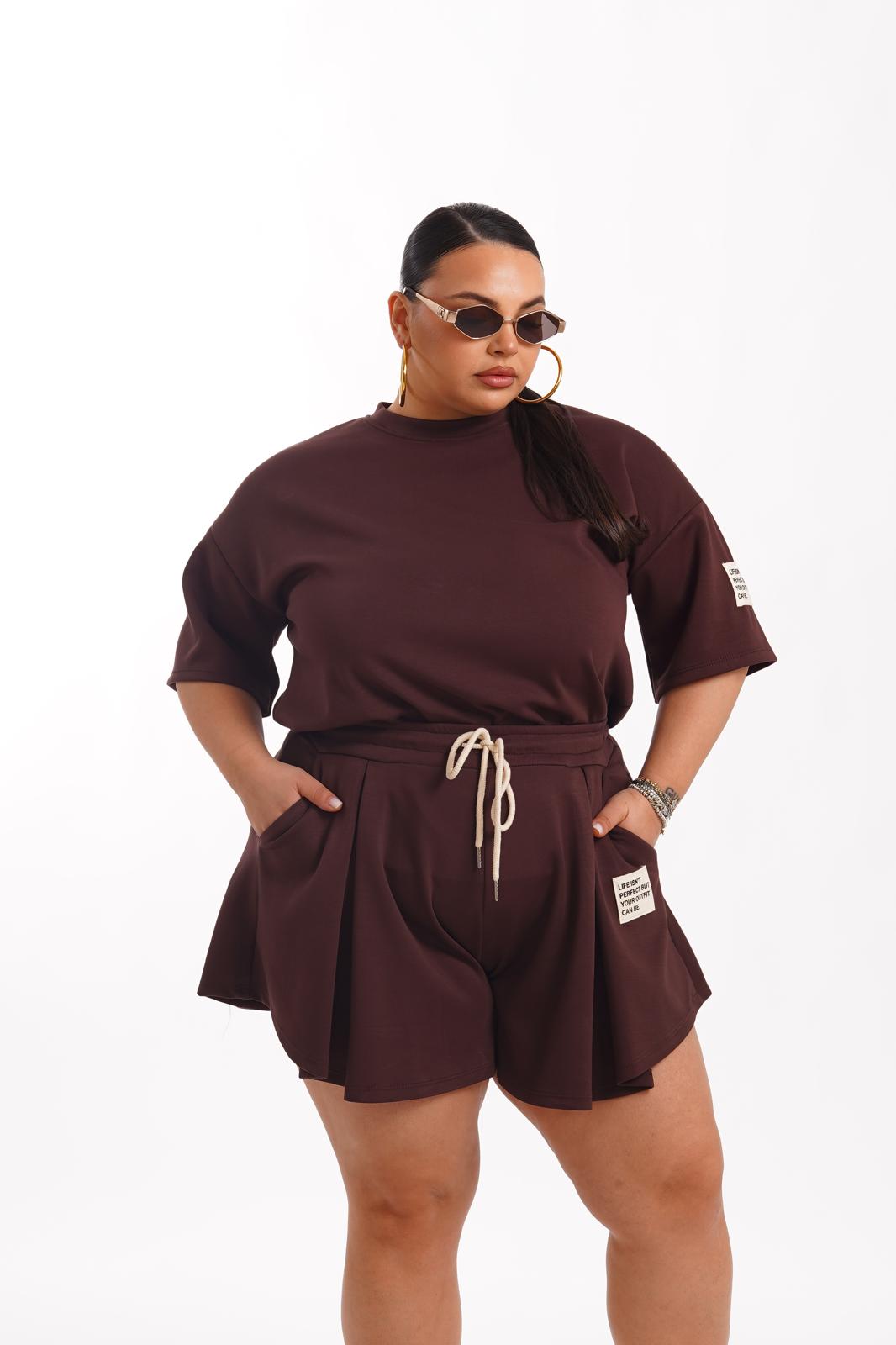 Coordinato Basket Marrone