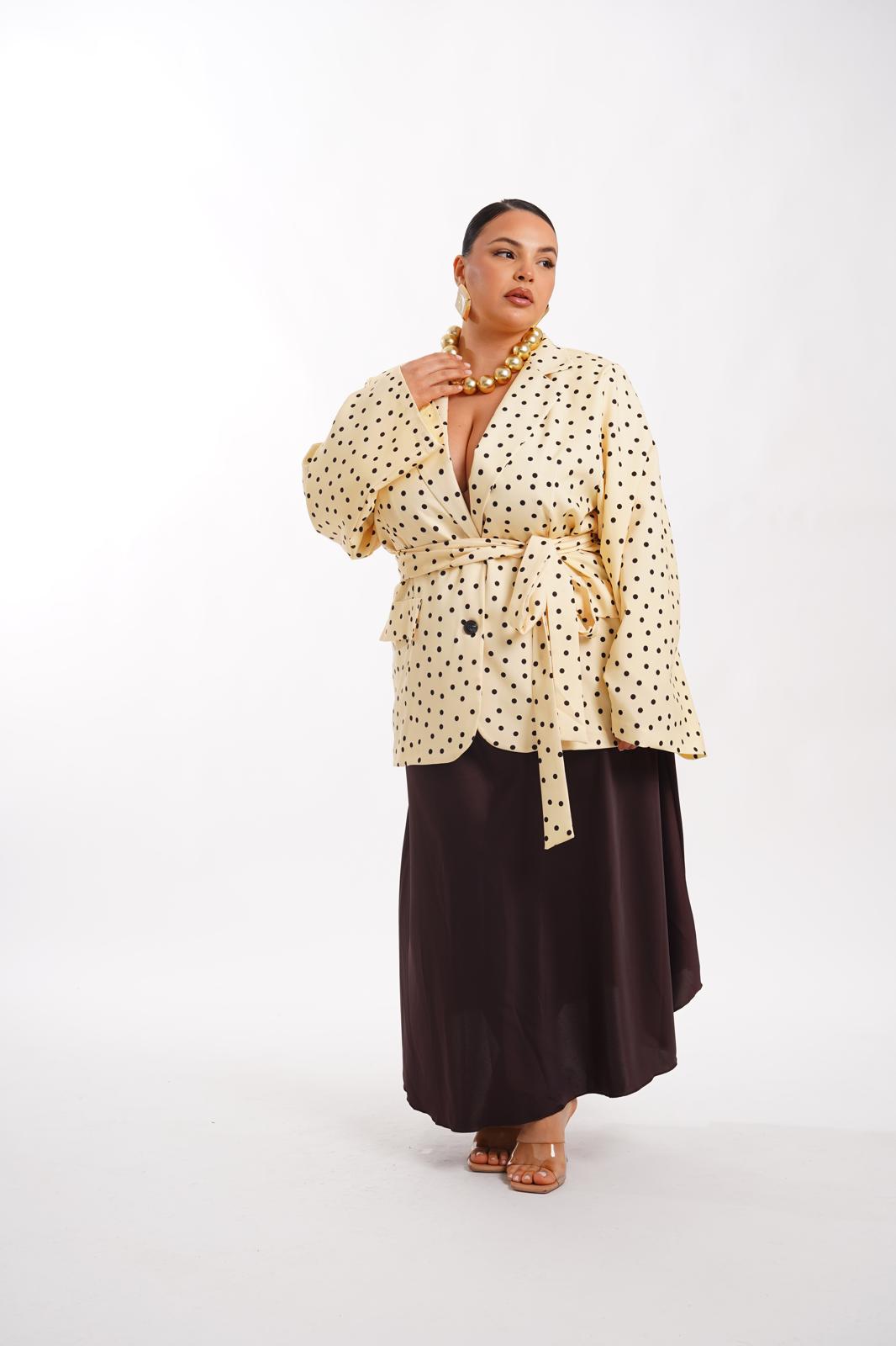 Gonna Satine Marrone