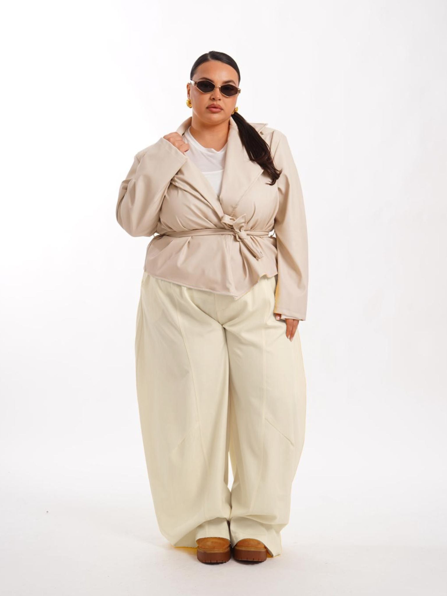 Pantalone Roman Panna