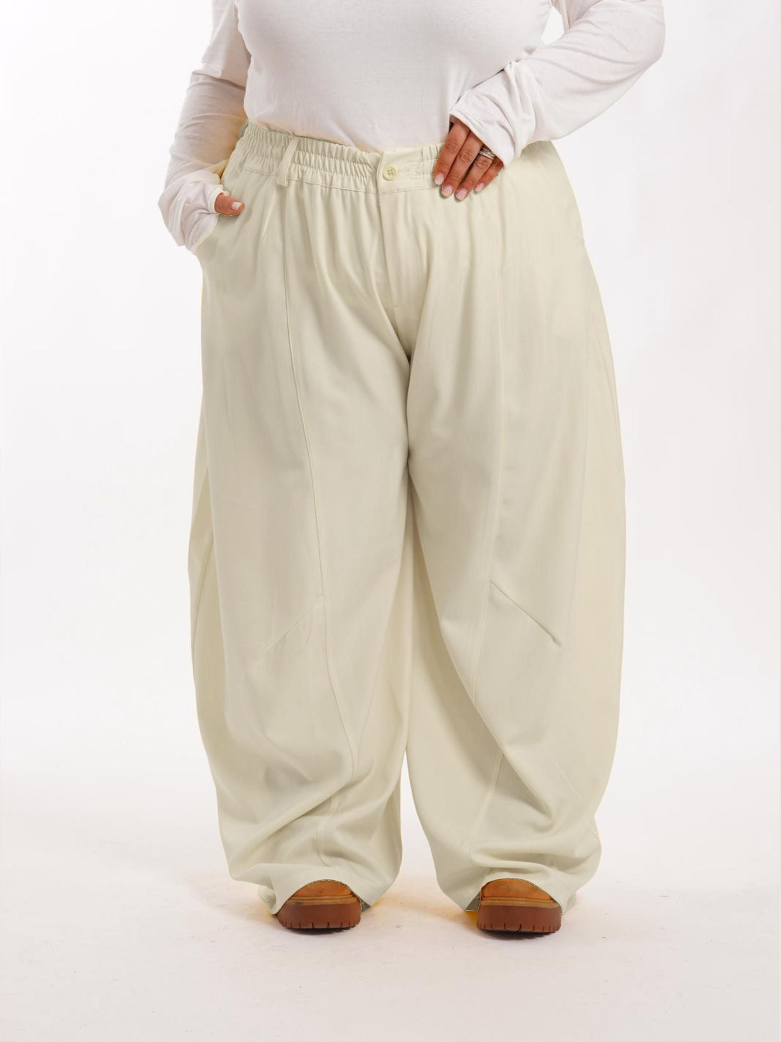 Pantalone Roman Panna