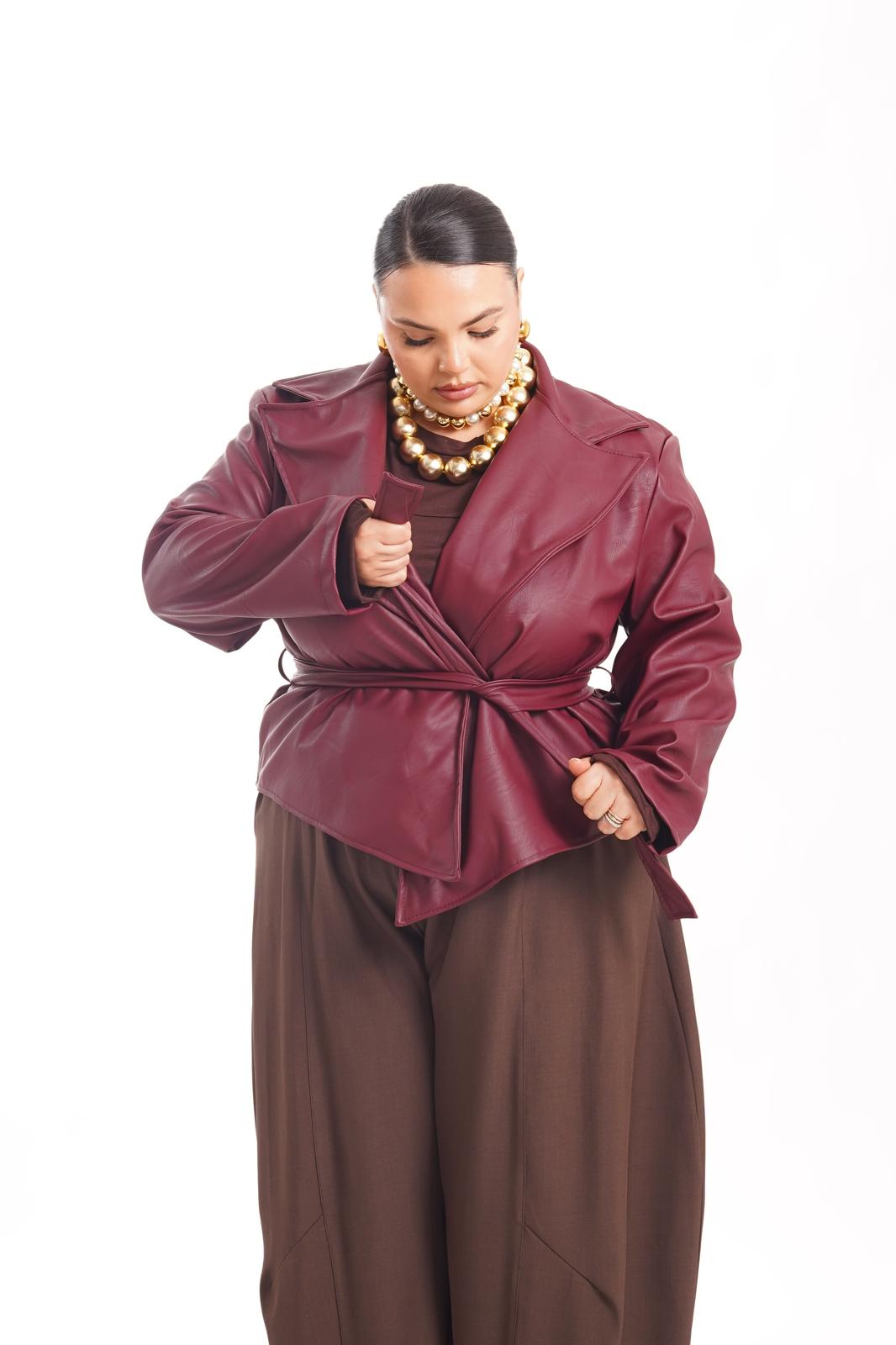 Giacca Milena Bordeaux