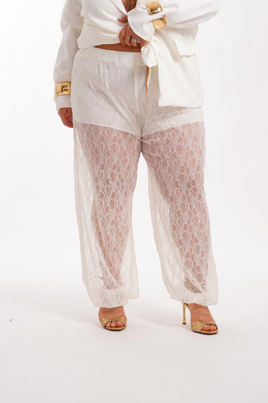 Pantalone Aurora Bianco