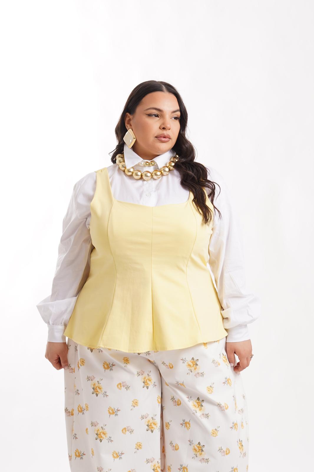 Corpetto Marsilia Giallo