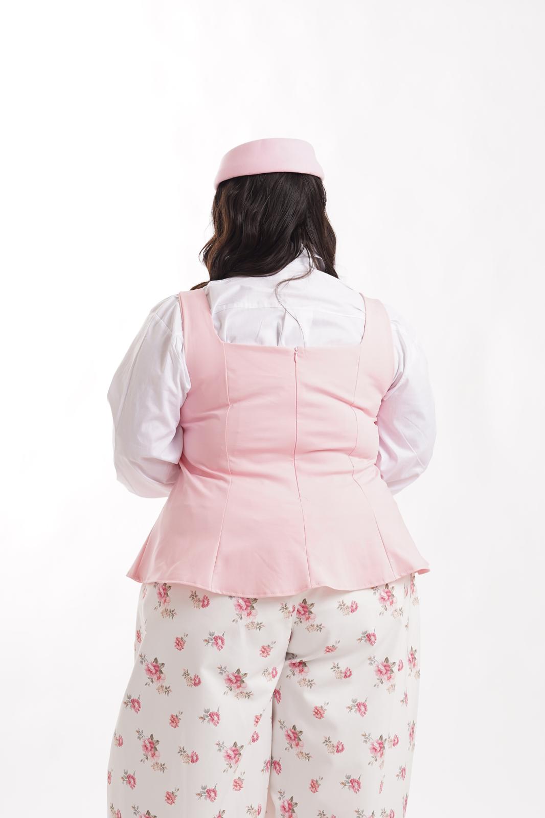 Corpetto Marsilia Rosa